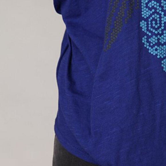 RARE Free People Slouchy Sheer Graphic Tee ASO Alex Russo - Picture 7 of 12